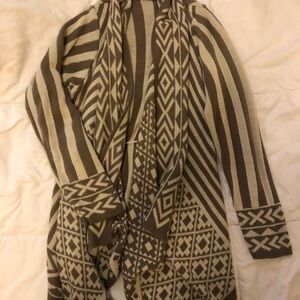 Tan Patterned Sweater